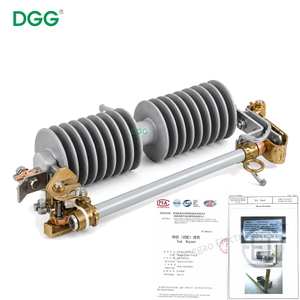  Outdoor high voltage dropout fuse cutout with ribbed insulating components