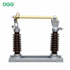 Outdoor high voltage disconnector isolator for power transmission systems