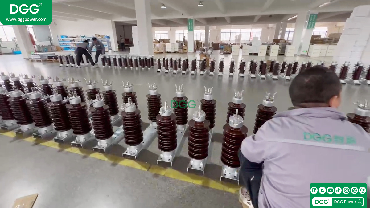 DGG Power technicians commissioning outdoor disconnector equipment