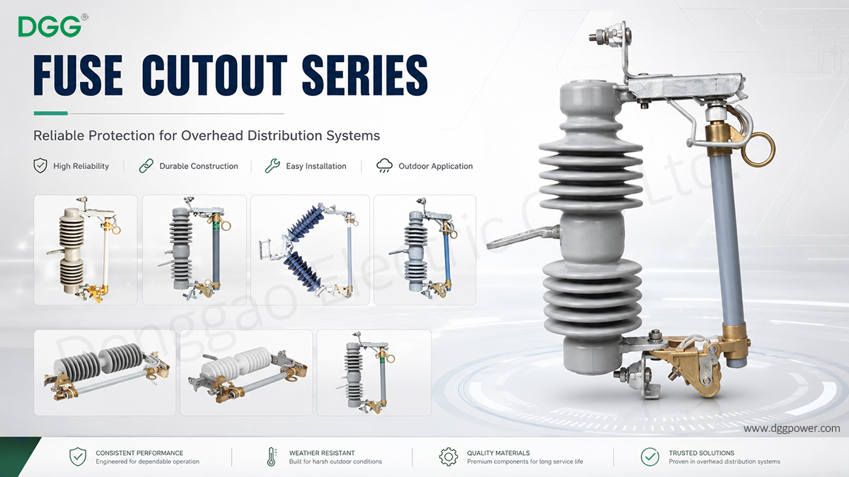 Insulator and fuse tube parts for medium voltage dropout fuse