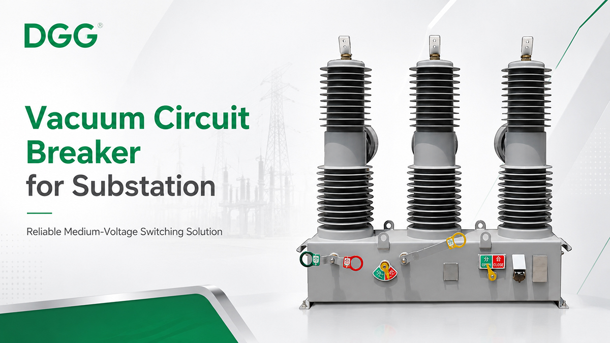 Intelligent outdoor high voltage AC vacuum circuit breaker for feeder protection