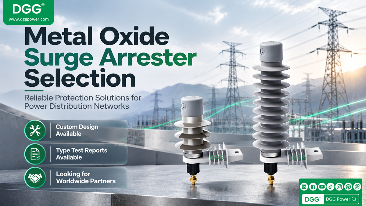 Polymer-housed metal oxide surge arrester for medium-voltage power distribution