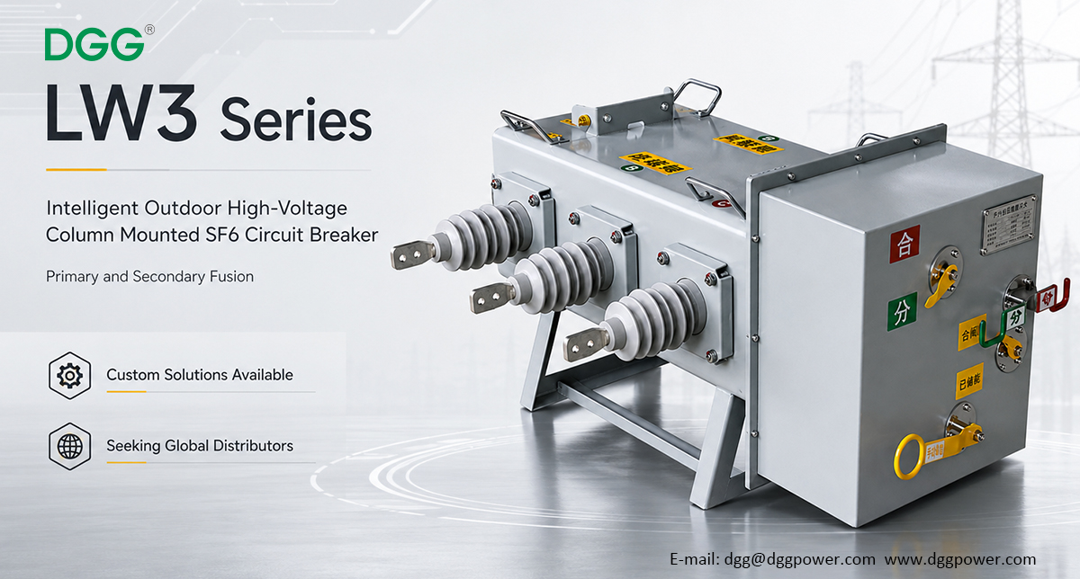 Intelligent outdoor VCB with vacuum interrupter and operating mechanism
